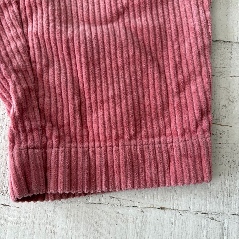 Rowing Blazers x Target size 6 Pink Corduroy Ankle Pants Pleated Wide Wale - Picture 4 of 12